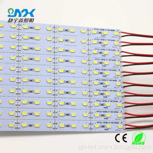 5630/5730 led bar 72leds/m dc 12v single color IP65 with aluminum trough